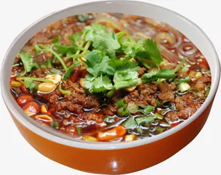 酸辣粉牛肉粉面免抠