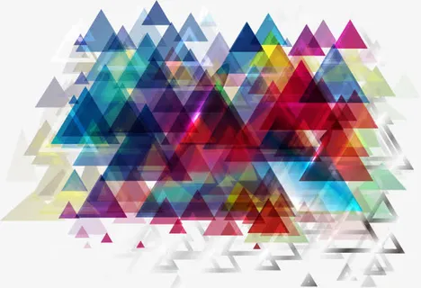 矢量时尚几何图形背景元素