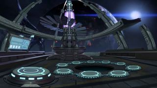 宇宙飞船银河科技感室内场景免抠