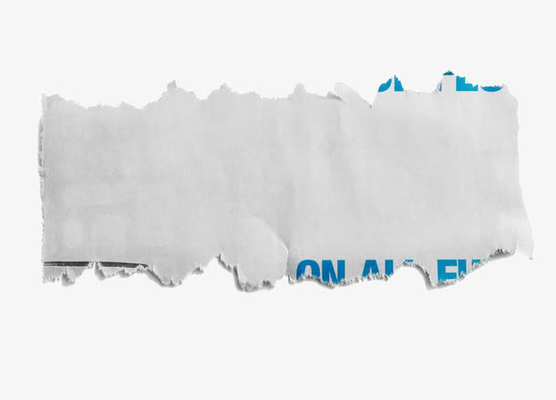 白色碎纸条免抠