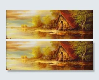 油画唯美 背景高清