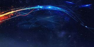 梦幻宇宙炫光科技感展板背景素材高清