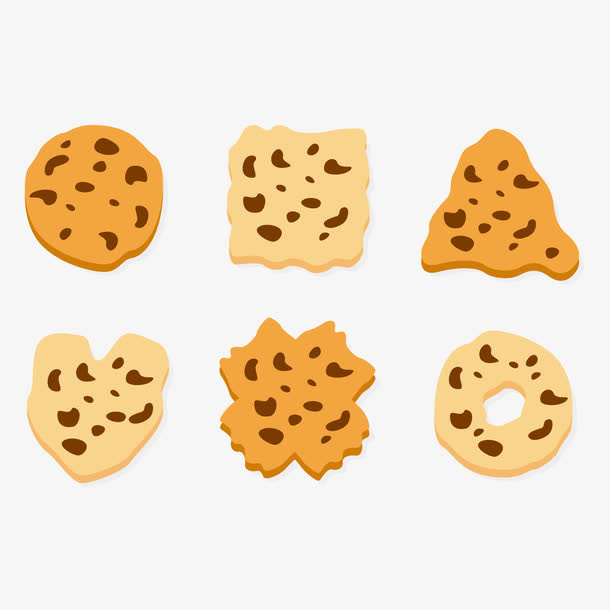 矢量图好吃的饼干免抠