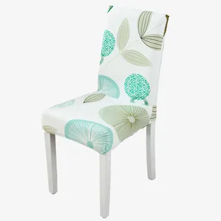 田园风百搭弹力连体椅套免抠