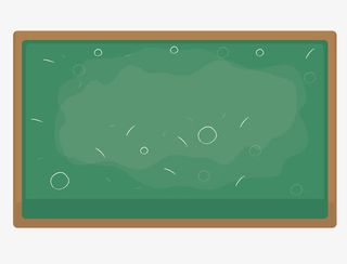 手绘黑板矢量图免抠