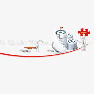 网页设计创意科技商务小人元素免抠