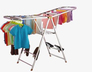 家捷仕阳台晾衣架衣架毛巾架免抠