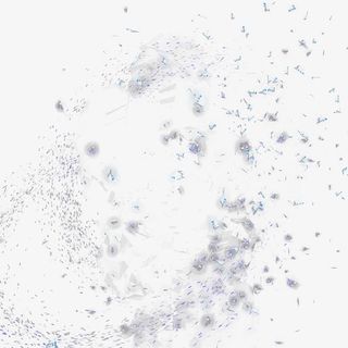 光影特效科技背景  科技感碎块免抠