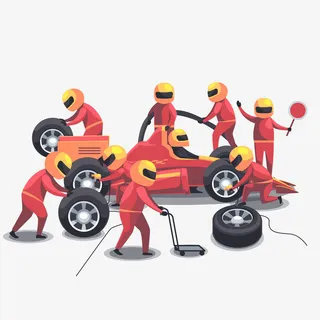 矢量轮胎更换下载免抠