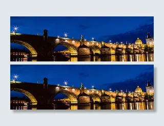 摄影查理大桥背景高清