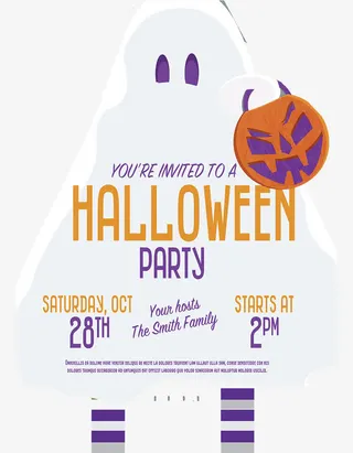 万圣节派对海报免抠
