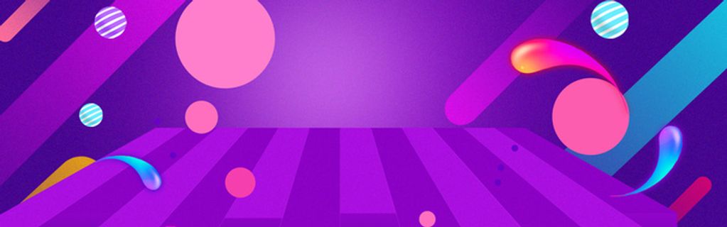 紫色渐变舞台商务电商banner背景图高清