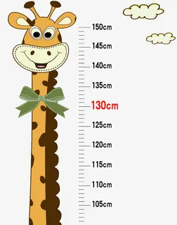 长颈鹿身高贴免抠