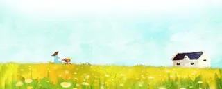 春天手绘背景高清