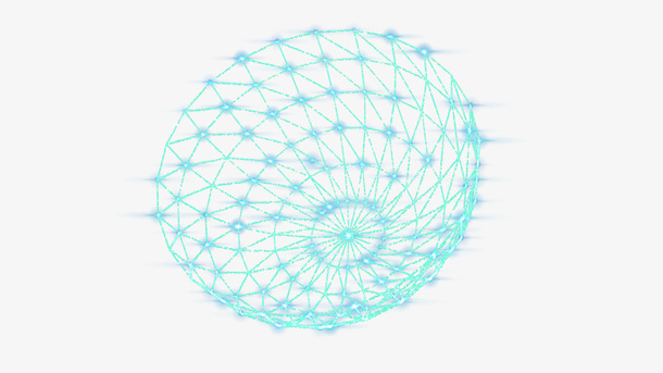 绿色粒子光效科技唯美免抠