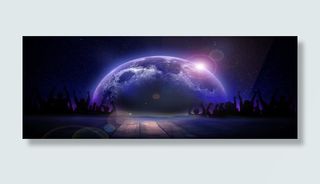 地球背景海报免抠