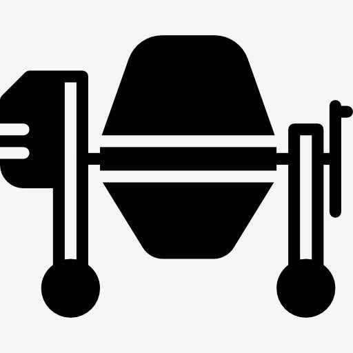 混凝土搅拌机图标免抠