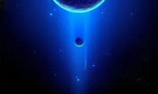 蓝色科技星球banner背景模板PSD分层高清