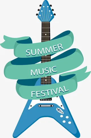 夏季音乐家免抠