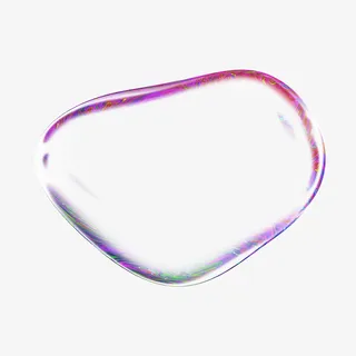 彩色透明png气泡免抠