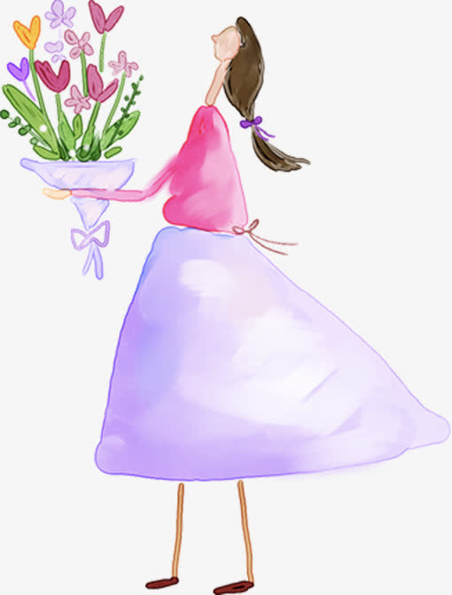 高清手绘素描人物免抠