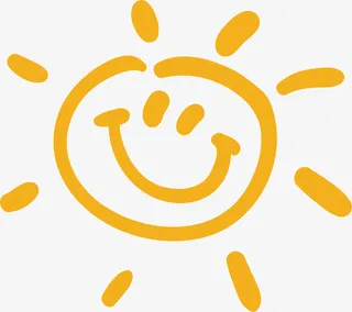 微笑的太阳免抠