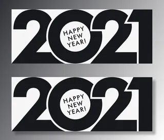 2021新年快乐免抠节日元旦/春节/元宵元素