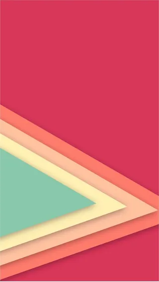 几何红底蓝色三角红色H5背景素材高清