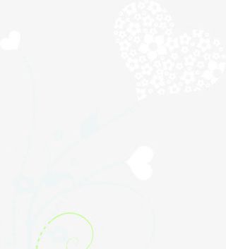 白色花朵爱心背景医疗