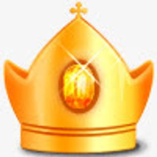 金色闪闪发光的皇冠免抠