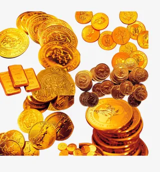 黄金 金币免抠