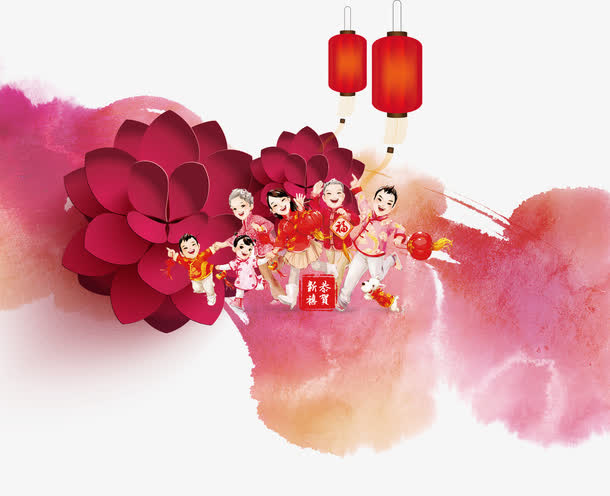 春节素材装饰免抠