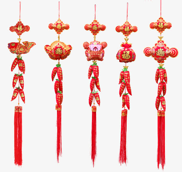 新年挂饰免抠