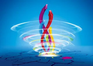 箭头海报背景素材高清