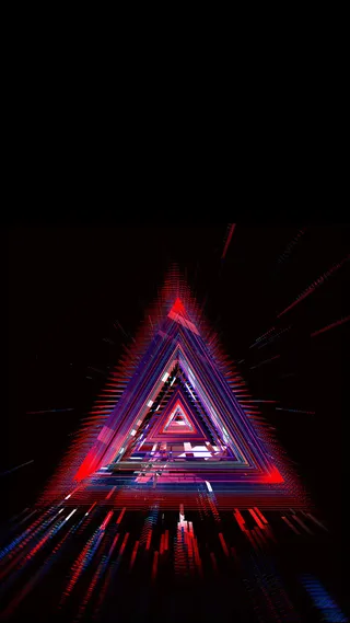 彩色几何炫彩H5背景高清