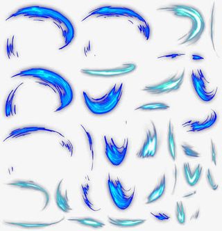 蓝色渐变光效背景