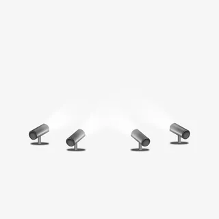 立体舞台聚光灯组合展示免抠