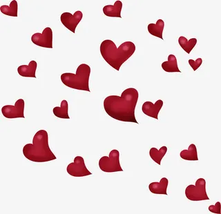 飞翔的红心七夕免抠