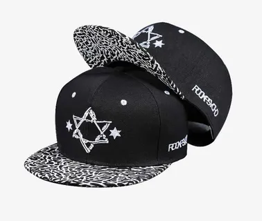 韩版平沿帽嘻哈帽免抠