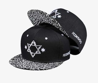 韩版平沿帽嘻哈帽免抠