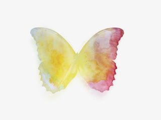 彩色蝴蝶剪影免抠