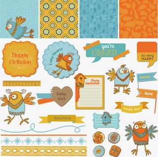 可爱卡通图标免抠