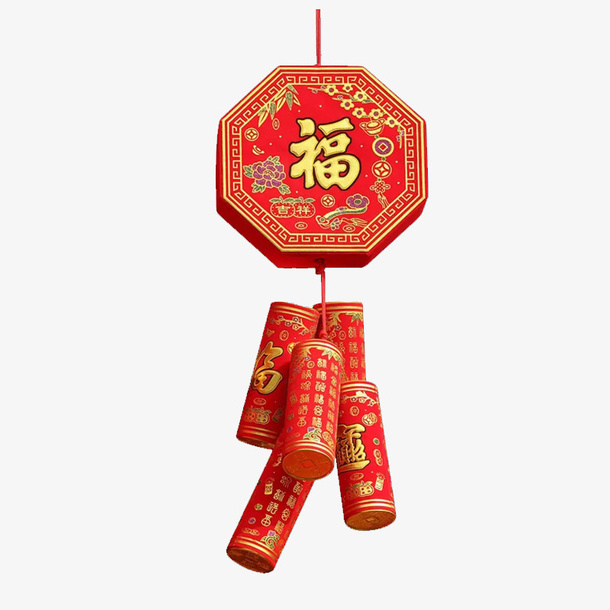 鞭炮装饰免抠