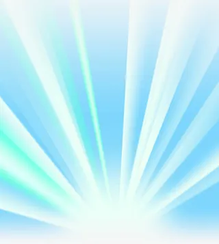 卡通蓝色光束效果免抠