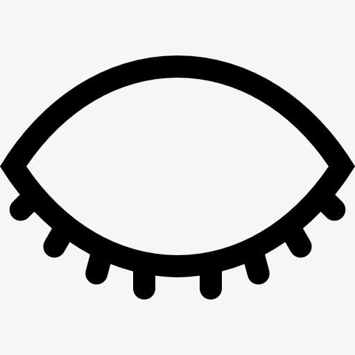 闭上眼睛图标免抠