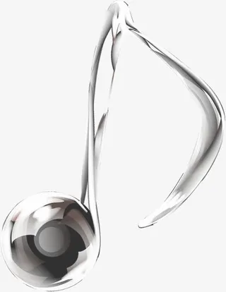 晶莹设计音符创意免抠