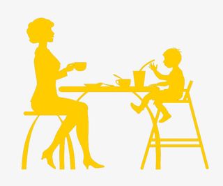 大人和小孩一起吃饭免抠