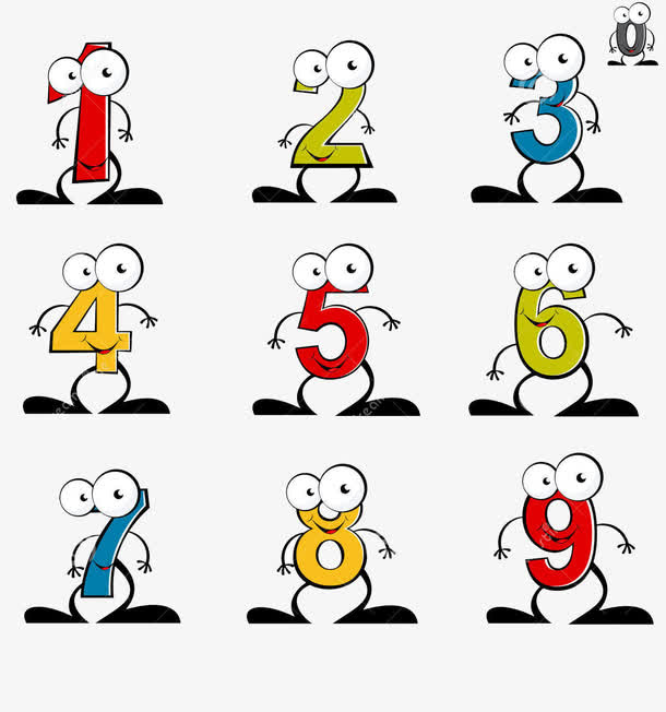 数字漫画人物免抠