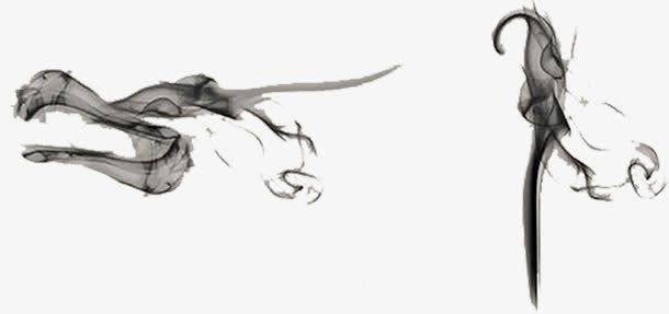 水墨中国龙免抠