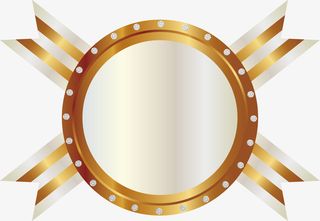 精美圆形标签免抠